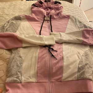 Tri-color PINK full zip